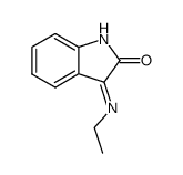 3-ethylimino-indolin-2-one Structure