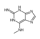 6-N-methyl-7H-purine-2,6-diamine结构式