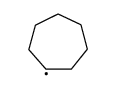 cycloheptyl radical Structure