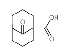 Bicyclo[3.3.1]nonane-1-carboxylicacid, 9-oxo- Structure