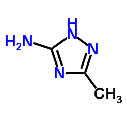 3-氨基-5-甲基-4H-1,2,4-三唑结构式