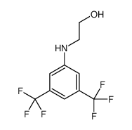 2-[3,5-bis(trifluoromethyl)anilino]ethanol结构式