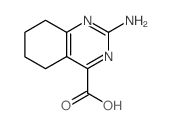 2-氨基-5,6,7,8-四氢-4-喹唑啉羧酸结构式