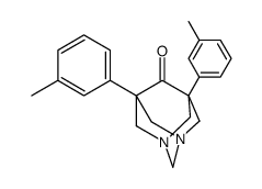 1,5-Bis(m-tolyl)-3,7-diazaadamantan-9-one structure