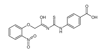 4-[[[[(2-NITROPHENOXY)ACETYL]AMINO]THIOXOMETHYL]AMINO]-BENZOIC ACID picture