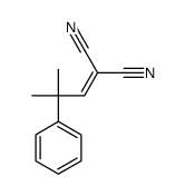 2-(2-methyl-2-phenylpropylidene)propanedinitrile结构式