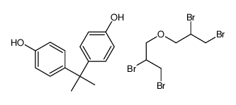 Bisphenol A bis(2,3-dibromopropyl) ether Structure