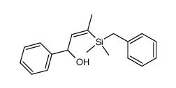 (+/-)-(Z)-3-(benzyldimethylsilyl)-1-phenyl-2-buten-1-ol结构式