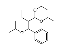 [2-(diethoxymethyl)-1-propan-2-yloxybutyl]benzene Structure