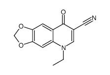 5-ethyl-8-oxo-[1,3]dioxolo[4,5-g]quinoline-7-carbonitrile结构式