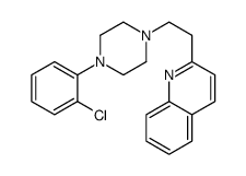 2-[2-[4-(2-chlorophenyl)piperazin-1-yl]ethyl]quinoline Structure