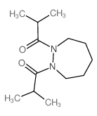 1H-1,2-Diazepine,hexahydro-1,2-bis(2-methyl-1-oxopropyl)- (9CI)结构式