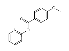 4-methoxybenzoic acid 2-pyridinyl ester结构式