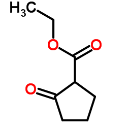 Ethyl 2-oxocyclopentanecarboxylate Structure