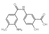 3-amino-4-methyl-3'-carboxy-4'-hydroxybenzanilide Structure