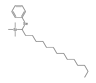 trimethyl(1-phenylselanylpentadecyl)silane结构式