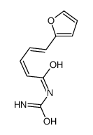 N-carbamoyl-5-(furan-2-yl)penta-2,4-dienamide结构式