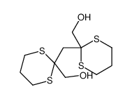 [2-[[2-(hydroxymethyl)-1,3-dithian-2-yl]methyl]-1,3-dithian-2-yl]methanol结构式