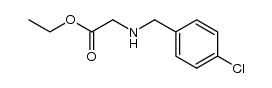 N-[(4-chlorophenyl)methyl]-glycine ethyl ester structure