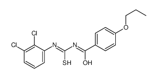 N-[(2,3-dichlorophenyl)carbamothioyl]-4-propoxybenzamide Structure