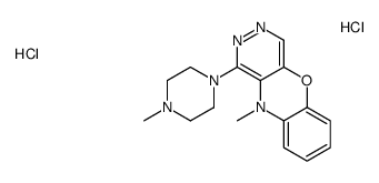 10-methyl-1-(4-methylpiperazin-1-yl)pyridazino[4,5-b][1,4]benzoxazine,dihydrochloride Structure