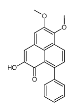 2-hydroxy-5,6-dimethoxy-9-phenyl-1H-phenalen-1-one Structure