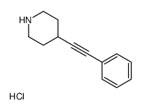 4-(苯基乙炔)哌啶结构式