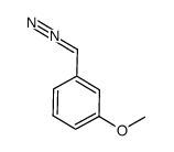 1-(diazomethyl)-3-methoxybenzene Structure