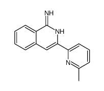 3-(6-methylpyridin-2-yl)isoquinolin-1-amine Structure