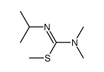 methyl N'-isopropyl-N,N-dimethylcarbamimidothioate结构式