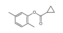 Cyclopropanecarboxylic acid, 2,5-dimethylphenyl ester (9CI)结构式