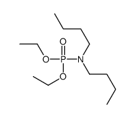 N-butyl-N-diethoxyphosphorylbutan-1-amine结构式