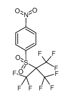 p-Nitrophenyl-perfluor-tert-butylsulfon结构式