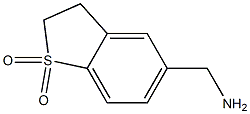 5-(aminomethyl)-2,3-dihydrobenzo[b]thiophene 1,1-dioxide结构式