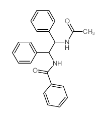 Benzamide,N-[(1R,2R)-2-(acetylamino)-1,2-diphenylethyl]-, rel-结构式