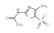 2-Acetamido-4-methyl-5-thiazolesulfonyl chloride Structure