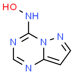 Pyrazolo[1,5-a]-1,3,5-triazin-4(1H)-one,oxime (9CI) structure