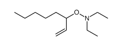 N,N-diethyl-O-(oct-1-en-3-yl)hydroxylamine结构式