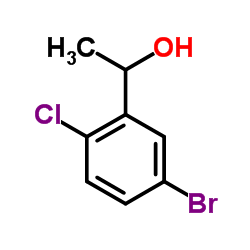 1-(5-Bromo-2-chlorophenyl)ethanol structure