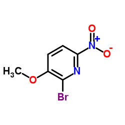 2-溴-3-甲氧基-6-硝基吡啶结构式