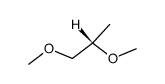 (S)-(+)-1,2-dimethoxypropane结构式