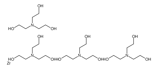 Tetrakis((2,2,2-nitrilotris(ethanolato))(1-)-N,O)zirconium Structure