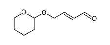 4-(tetrahydro-2H-pyran-2-yl)oxy-2-butenal结构式