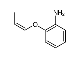 o-[[(Z)-1-Propenyl]oxy]aniline结构式