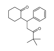 2-(4,4-dimethyl-3-oxo-1-phenylpentyl)cyclohexan-1-one Structure