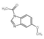 1H-BENZIMIDAZOLE, 1-ACETYL-5-METHOXY- Structure