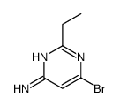 4-Pyrimidinamine,6-bromo-2-ethyl-(9CI) Structure