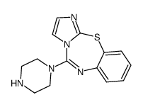 5-(4H-1-piperazinyl)imidazo[2,1-b][1,3,5]benzothiadiazepine Structure