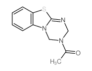 3-Acetyl-3,4-dihydro-2H-[1,3,5]triazino[2,1-b][1,3]benzothiazole Structure