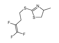 (4S)-4-methyl-2-(3,4,4-trifluorobut-3-enylsulfanyl)-4,5-dihydro-1,3-thiazole Structure